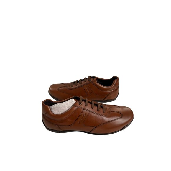 Geox Brown Leather Loafers main image 4